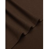 image:imageCOOFANDY Long Hooded Cardigan Ruffle Shawl Collar Open Front Lightweight Drape Cape Overcoat with PocketsBrown