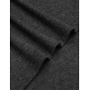 image:imageCOOFANDY Long Hooded Cardigan Ruffle Shawl Collar Open Front Lightweight Drape Cape Overcoat with PocketsDark Grey