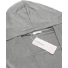 image:imageCOOFANDY Long Hooded Cardigan Ruffle Shawl Collar Open Front Lightweight Drape Cape Overcoat with PocketsLight Grey