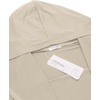 image:imageCOOFANDY Long Hooded Cardigan Ruffle Shawl Collar Open Front Lightweight Drape Cape Overcoat with PocketsLight Khaki