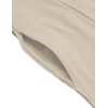image:imageCOOFANDY Long Hooded Cardigan Ruffle Shawl Collar Open Front Lightweight Drape Cape Overcoat with PocketsLight Khaki