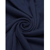 image:imageCOOFANDY Long Hooded Cardigan Ruffle Shawl Collar Open Front Lightweight Drape Cape Overcoat with PocketsNavy