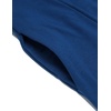 image:imageCOOFANDY Long Hooded Cardigan Ruffle Shawl Collar Open Front Lightweight Drape Cape Overcoat with PocketsNavy Blue
