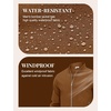 image:imageCOOFANDY Men Bomber Jacket Lightweight Casual Windbreaker Zip Up Coat Fashion Stylish Fall Jackets with PocketBrown