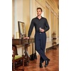 image:imageCOOFANDY Men Classic Fit Dress Pant Casual Flat Front Pant Expandable Waist Suit PantNavy Blue