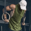image:imageCOOFANDY Men Workout Tank Top 2 Pack Gym Bodybuilding Sleeveless Muscle T ShirtsArmy Green1pcs