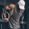 image:imageCOOFANDY Men Workout Tank Top 2 Pack Gym Bodybuilding Sleeveless Muscle T ShirtsBlackDark Grey2pcs
