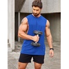 image:imageCOOFANDY Men Workout Tank Top 2 Pack Gym Bodybuilding Sleeveless Muscle T ShirtsBlueyellow