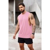 image:imageCOOFANDY Men Workout Tank Top 2 Pack Gym Bodybuilding Sleeveless Muscle T ShirtsPink1pcs