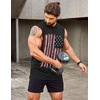 image:imageCOOFANDY Men Workout Tank Top 2 Pack Gym Bodybuilding Sleeveless Muscle T ShirtsUsa Flag 01