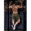 image:imageCOOFANDY Mens 2 Pack Gym Workout Shorts Quick Dry Athletic Shorts 5 Inch Lightweight Sports Running Shorts with Pockets3 Pack BlackDark GrayArmy Green