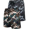 image:imageCOOFANDY Mens 2 Pack Gym Workout Shorts Quick Dry Athletic Shorts 5 Inch Lightweight Sports Running Shorts with PocketsArmy Green CamoGrey Camo