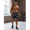 image:imageCOOFANDY Mens 2 Pack Gym Workout Shorts Quick Dry Athletic Shorts 5 Inch Lightweight Sports Running Shorts with PocketsArmy Green CamoGrey Camo