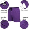image:imageCOOFANDY Mens 2 Pack Gym Workout Shorts Quick Dry Athletic Shorts 5 Inch Lightweight Sports Running Shorts with PocketsBlackPurple