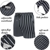 image:imageCOOFANDY Mens 2 Pack Gym Workout Shorts Quick Dry Athletic Shorts 5 Inch Lightweight Sports Running Shorts with PocketsGreyBlack  White Stripe