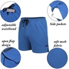 image:imageCOOFANDY Mens 2 Pack Gym Workout Shorts Quick Dry Athletic Shorts 5 Inch Lightweight Sports Running Shorts with PocketsOrangeBlue