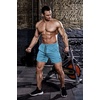 image:imageCOOFANDY Mens 2 Pack Gym Workout Shorts Quick Dry Athletic Shorts 5 Inch Lightweight Sports Running Shorts with PocketsSky BlueBlack