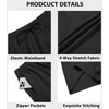 image:imageCOOFANDY Mens 2 Pack Workout Gym Shorts 7 Inch  5 Inch Athletic Shorts Lightweight Casual Jogger Short with Zipper PocketsBlack  Wine Red