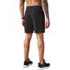 image:imageCOOFANDY Mens 2 Pack Workout Gym Shorts 7 Inch  5 Inch Athletic Shorts Lightweight Casual Jogger Short with Zipper PocketsBlack  Wine Red