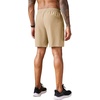 image:imageCOOFANDY Mens 2 Pack Workout Gym Shorts 7 Inch  5 Inch Athletic Shorts Lightweight Casual Jogger Short with Zipper PocketsKhaki  Black