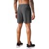 image:imageCOOFANDY Mens 2 Pack Workout Gym Shorts 7 Inch  5 Inch Athletic Shorts Lightweight Casual Jogger Short with Zipper PocketsNavy Blue  Dark Grey