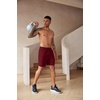 image:imageCOOFANDY Mens 2 Pack Workout Gym Shorts 7 Inch  5 Inch Athletic Shorts Lightweight Casual Jogger Short with Zipper PocketsWine Red  Black