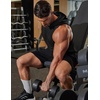 image:imageCOOFANDY Mens 2 Pack Workout Hooded Tank Tops Bodybuilding Muscle Cut Off T Shirt Sleeveless Gym HoodiesBlackblack