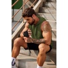 image:imageCOOFANDY Mens 2 Pack Workout Hooded Tank Tops Bodybuilding Muscle Cut Off T Shirt Sleeveless Gym HoodiesBlackgreen