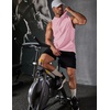 image:imageCOOFANDY Mens 2 Pack Workout Hooded Tank Tops Bodybuilding Muscle Cut Off T Shirt Sleeveless Gym HoodiesBlackpink