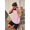 image:imageCOOFANDY Mens 2 Pack Workout Hooded Tank Tops Bodybuilding Muscle Cut Off T Shirt Sleeveless Gym HoodiesBlackpink