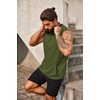 image:imageCOOFANDY Mens 2 Pack Workout Hooded Tank Tops Bodybuilding Muscle Cut Off T Shirt Sleeveless Gym HoodiesWhitegreen