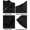 image:imageCOOFANDY Mens 2 Piece Tracksuit Casual Sweatsuits Full Zip Track Suits Jogging Athletic Suit SetsBlack