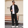 image:imageCOOFANDY Mens 2 Piece Tracksuit Casual Sweatsuits Full Zip Track Suits Jogging Athletic Suit SetsBlack