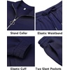 image:imageCOOFANDY Mens 2 Piece Tracksuit Casual Sweatsuits Full Zip Track Suits Jogging Athletic Suit SetsBlue Violet