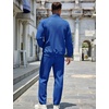 image:imageCOOFANDY Mens 2 Piece Tracksuit Casual Sweatsuits Full Zip Track Suits Jogging Athletic Suit SetsSapphire Blue