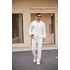 image:imageCOOFANDY Mens 2 Piece Tracksuit Casual Sweatsuits Full Zip Track Suits Jogging Athletic Suit SetsWhite