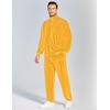 image:imageCOOFANDY Mens 2 Piece Velour Tracksuit Full Zip Jackets Pants Velvet Jogging Suits Sweatsuit SetYellow