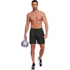 image:imageCOOFANDY Mens 2 in 1 Running Shorts 2 Pack Athletic Shorts Quick Dry Gym Training Workout Shorts with PocketsBlackWhite