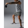 image:imageCOOFANDY Mens 2 in 1 Running Shorts 2 Pack Athletic Shorts Quick Dry Gym Training Workout Shorts with PocketsDark GreyRoyal Blue