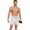 image:imageCOOFANDY Mens 2 in 1 Running Shorts 2 Pack Athletic Shorts Quick Dry Gym Training Workout Shorts with PocketsGreyArmy Green