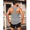 image:imageCOOFANDY Mens 3 Pack Gym Tank Tops YBack Workout Muscle Tee Training Bodybuilding Fitness Sleeveless T Shirts3 Packlight BlueLight PurpleGrey