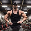 image:imageCOOFANDY Mens 3 Pack Quick Dry Workout Tank Top Gym Muscle Tee Fitness Bodybuilding Sleeveless T ShirtBlackRedNavy Blue