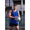 image:imageCOOFANDY Mens 3 Pack Quick Dry Workout Tank Top Gym Muscle Tee Fitness Bodybuilding Sleeveless T ShirtBlackRedRoyal Blue