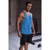 image:imageCOOFANDY Mens 3 Pack Tank Tops Gym Workout Shirt YBack Sleeveless Muscle Fitness Bodybuilding Tank ShirtsBlueYellowArmy Green