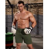 image:imageCOOFANDY Mens 3 Pack Workout Gym Shorts Mesh Athletic Shorts Lightweight Bodybuilding Training Short Pants with PocketsArmy Green