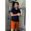 image:imageCOOFANDY Mens 3 Pack Workout Gym Shorts Mesh Athletic Shorts Lightweight Bodybuilding Training Short Pants with PocketsBlack  Army Green  Orange