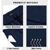 image:imageCOOFANDY Mens 3 Pack Workout Gym Shorts Mesh Athletic Shorts Lightweight Bodybuilding Training Short Pants with PocketsBlack  Gray  Navy Blue