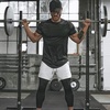 image:imageCOOFANDY Mens 3 Pack Workout Gym Shorts Mesh Athletic Shorts Lightweight Bodybuilding Training Short Pants with PocketsBlack  White  Gray
