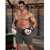 image:imageCOOFANDY Mens 3 Pack Workout Gym Shorts Mesh Athletic Shorts Lightweight Bodybuilding Training Short Pants with PocketsBlackDark Grey