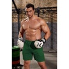 image:imageCOOFANDY Mens 3 Pack Workout Gym Shorts Mesh Athletic Shorts Lightweight Bodybuilding Training Short Pants with PocketsBlue  Green  Orange